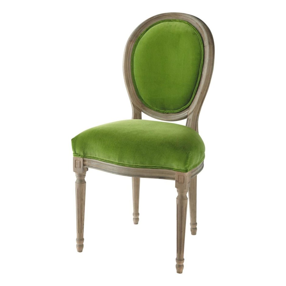 Зеленые стулья с мягкой обивкой
