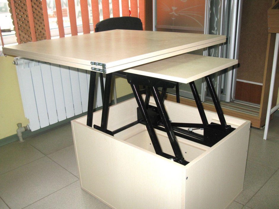 Конструкция стола трансформера