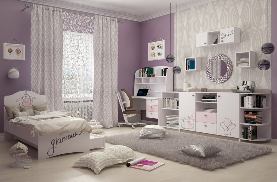 Детская комната икеа белая