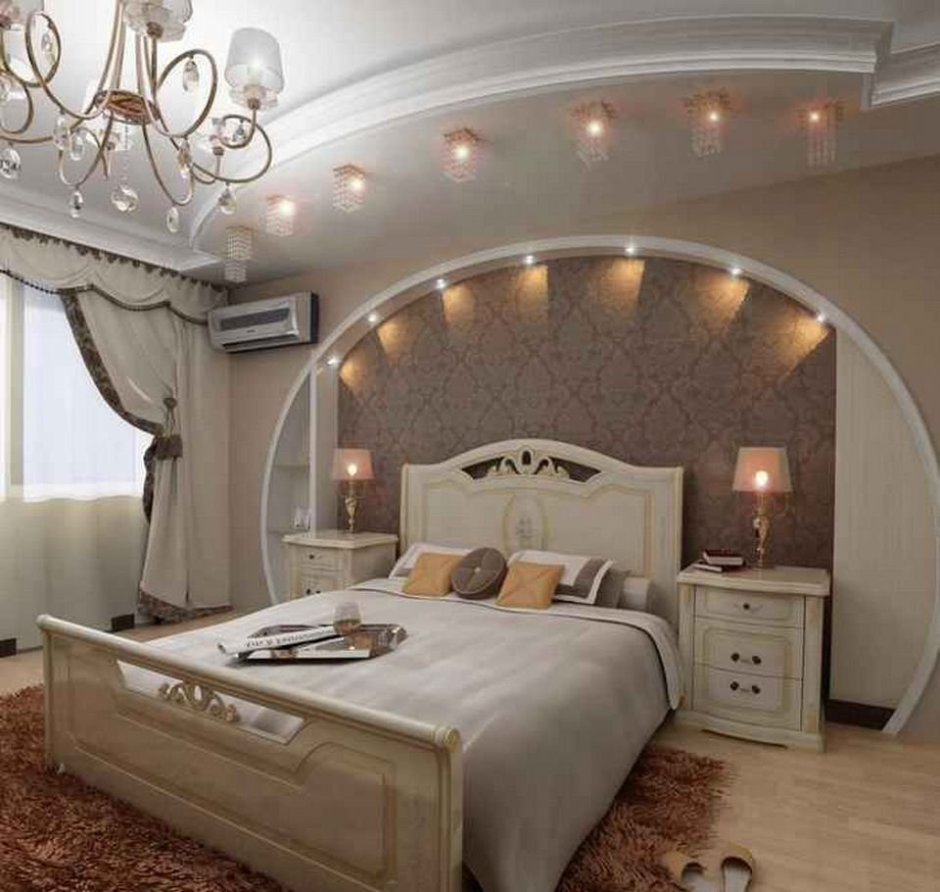 Необычное изголовье кровати