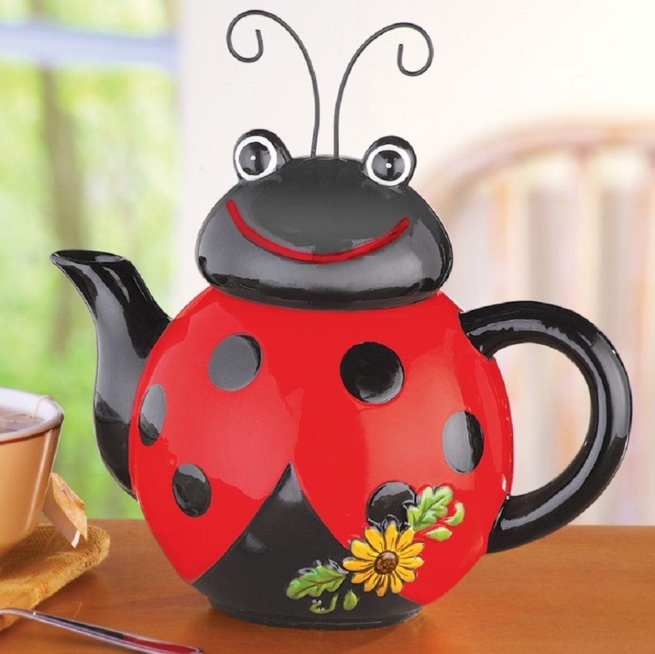 Керамический абажур чайник