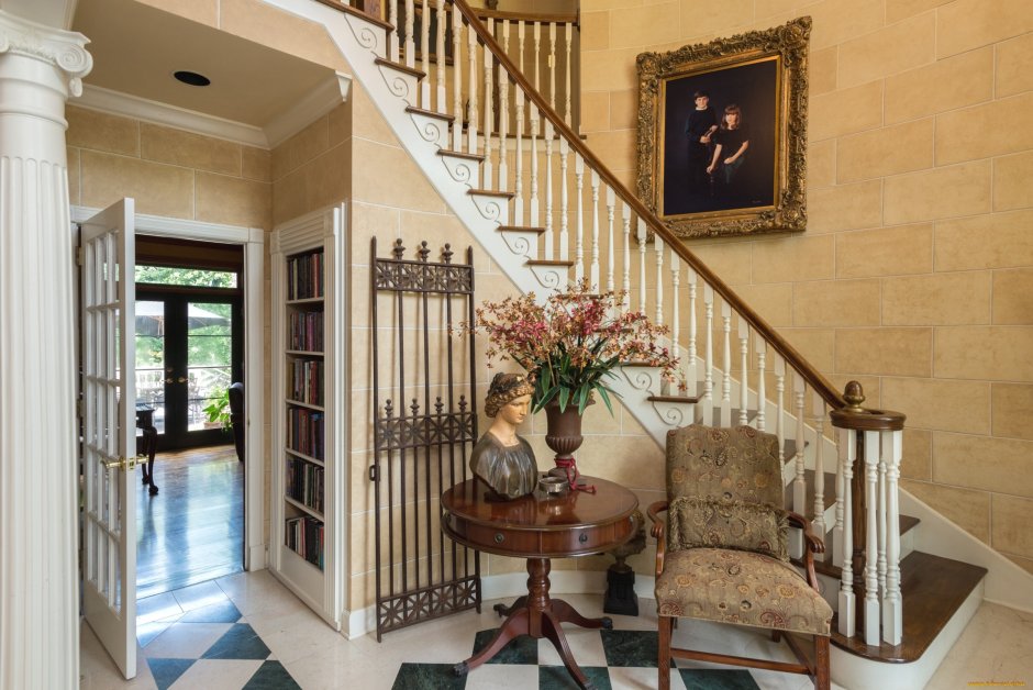 Лестница в стиле Прованс