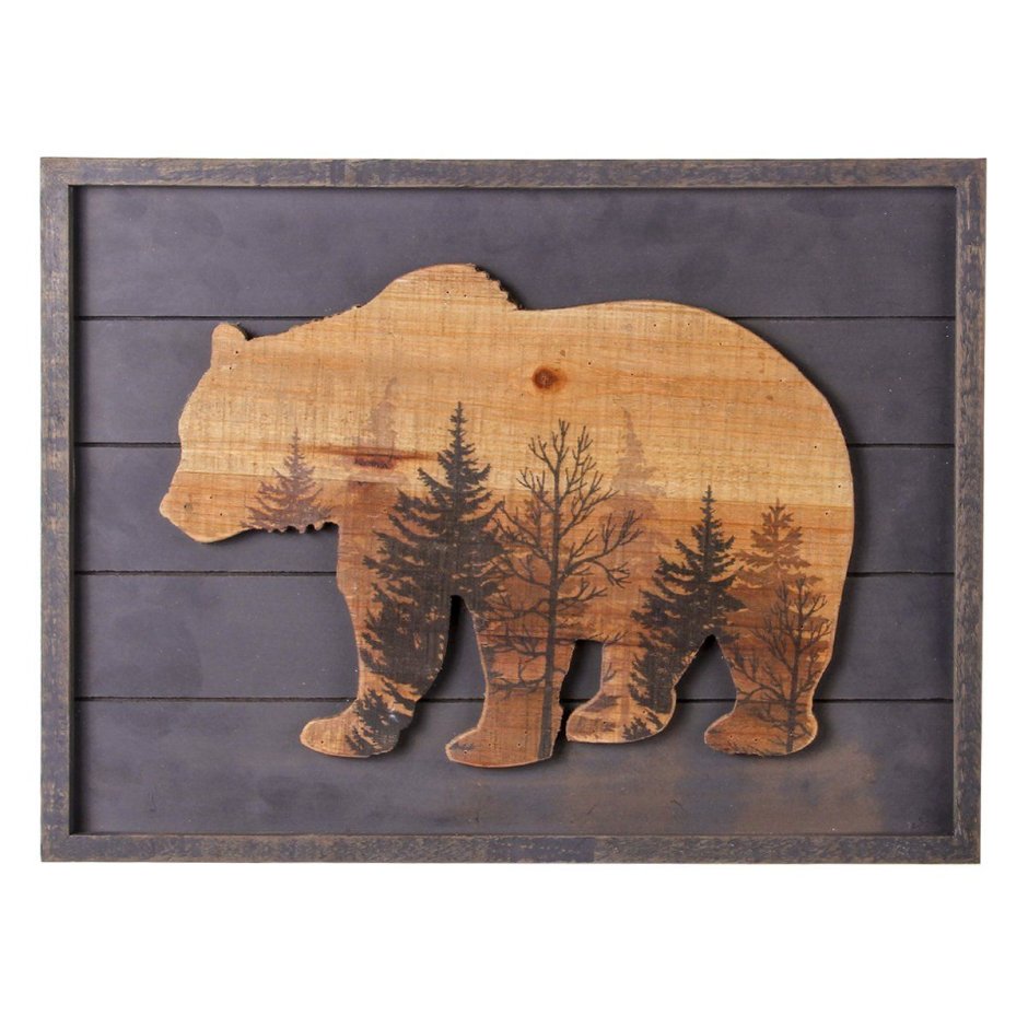 Деревянное панно