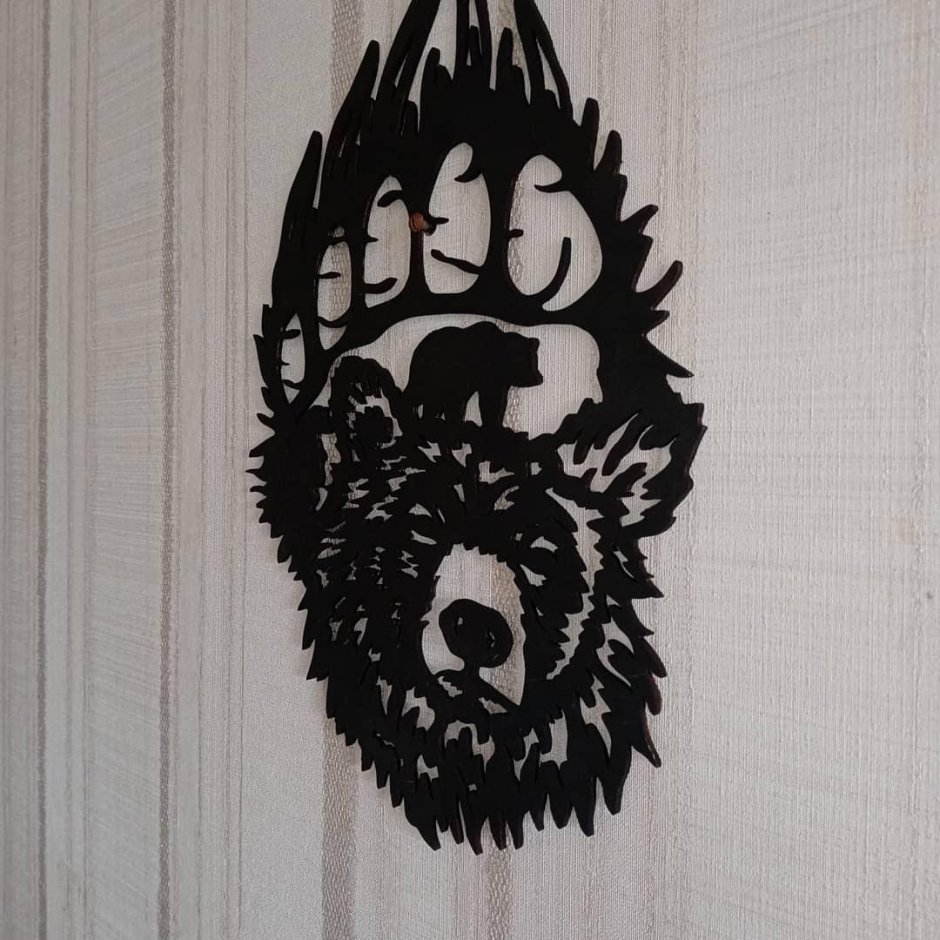 Панно медведь