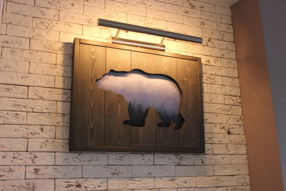 Панно из дерева на стену