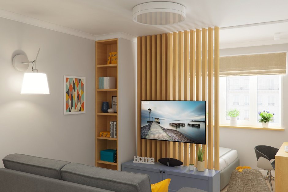 Перегородка для зонирования комнаты