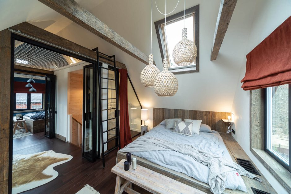 Лофт перегородка в спальне