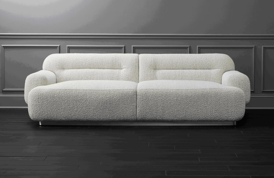 Диван в ткани букле