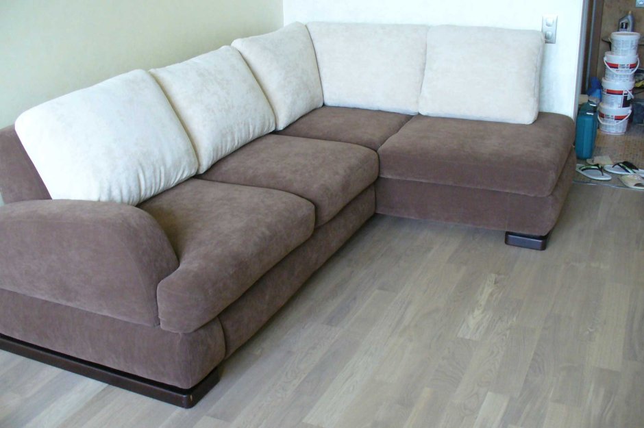 Велюровый диван хофф