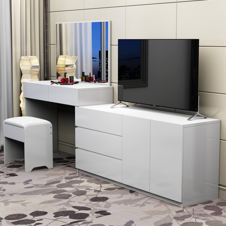 Комод с туалетным столиком в спальню