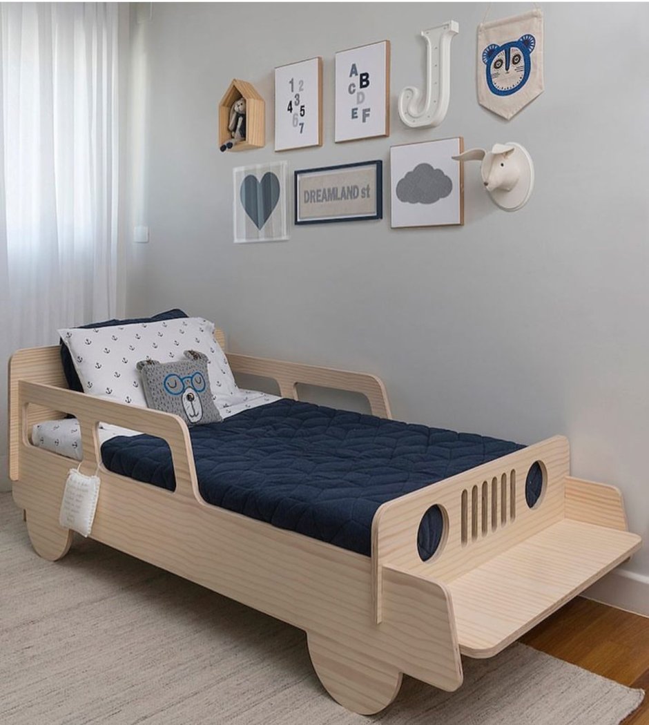 Кровать домик в интерьере