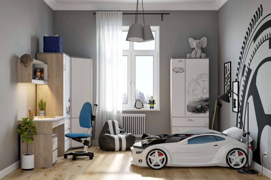 Двухъярусная кровать Дакар 1 с ящиками