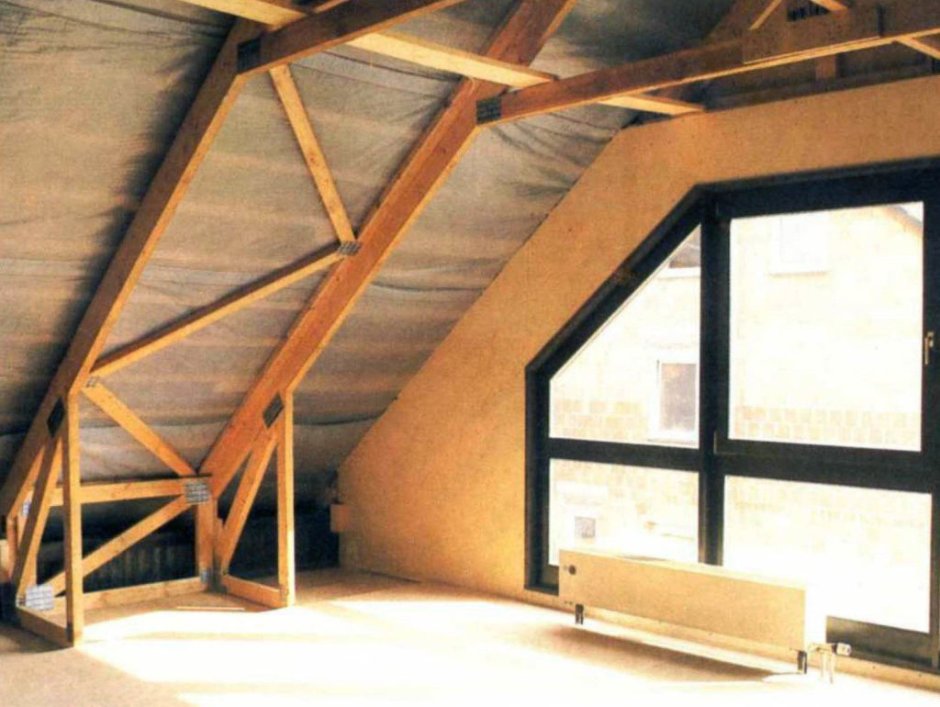 Окна для мансарды двухскатной крыши