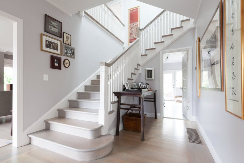 Перила для лестницы в стиле Сканди