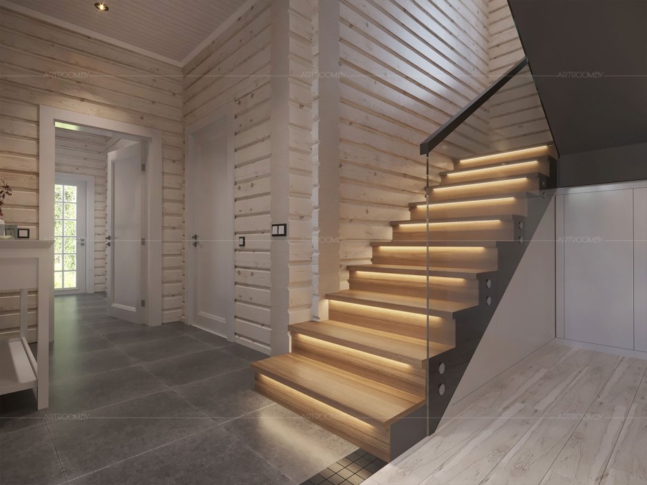 Деревянные ступени для лестницы