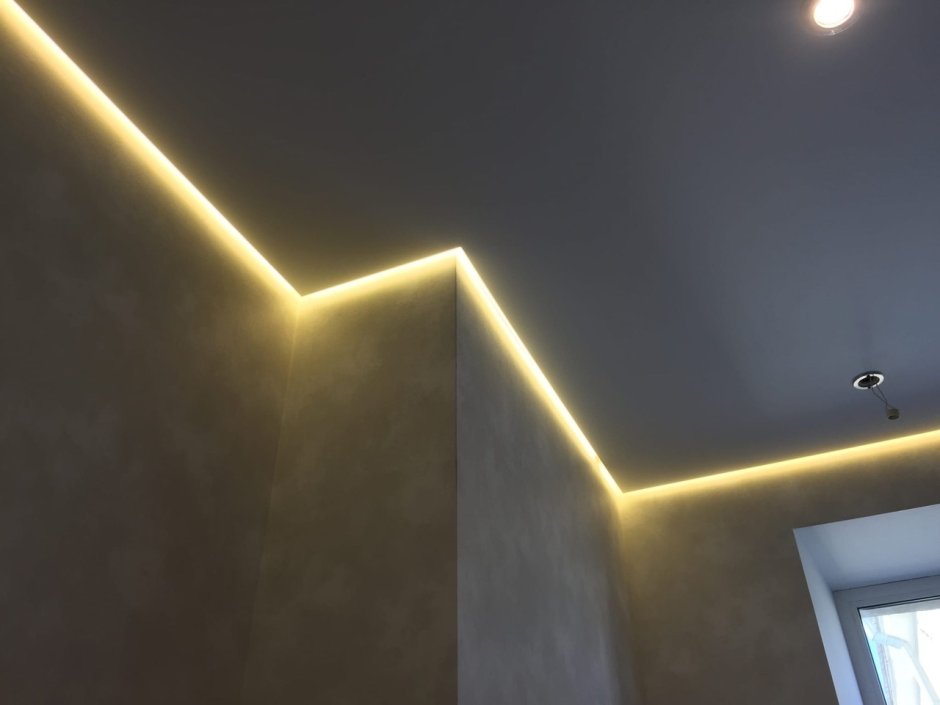 Парящий потолок желтый