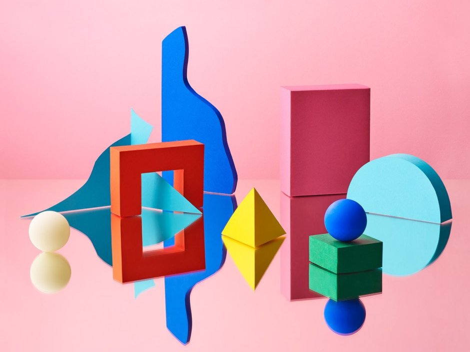 Композиция из 3d фигур