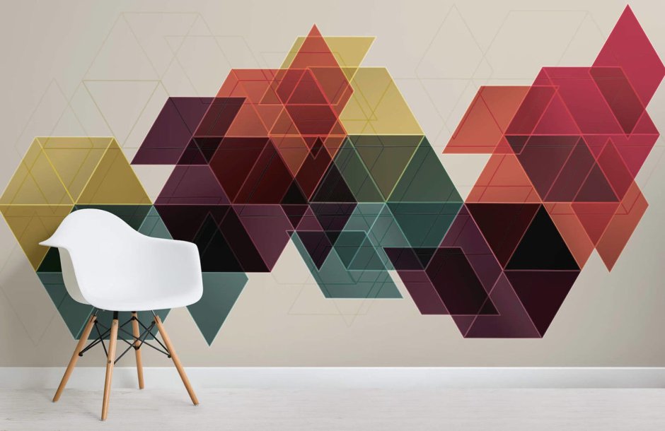 Colour Geometric Murals