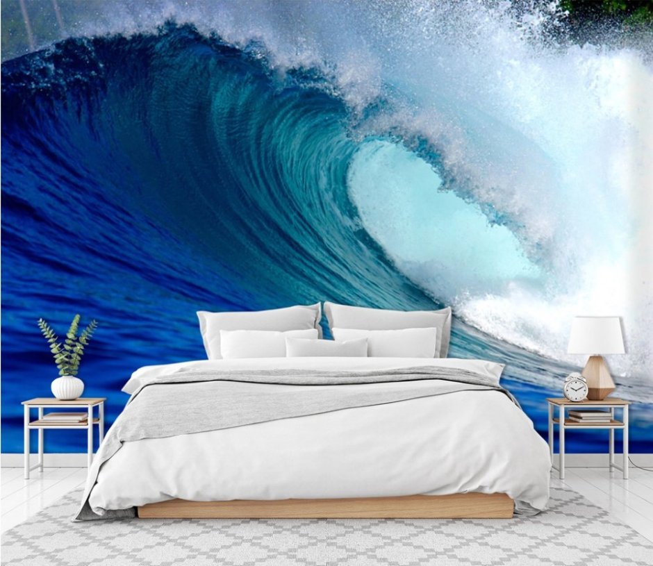 Спальня морская волна