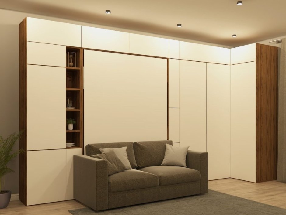 Кровать стенка трансформер Мерфи