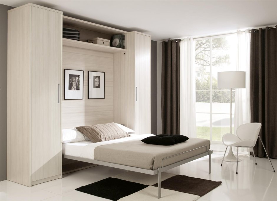 Шкаф-диван-кровать трансформер Мебелионика