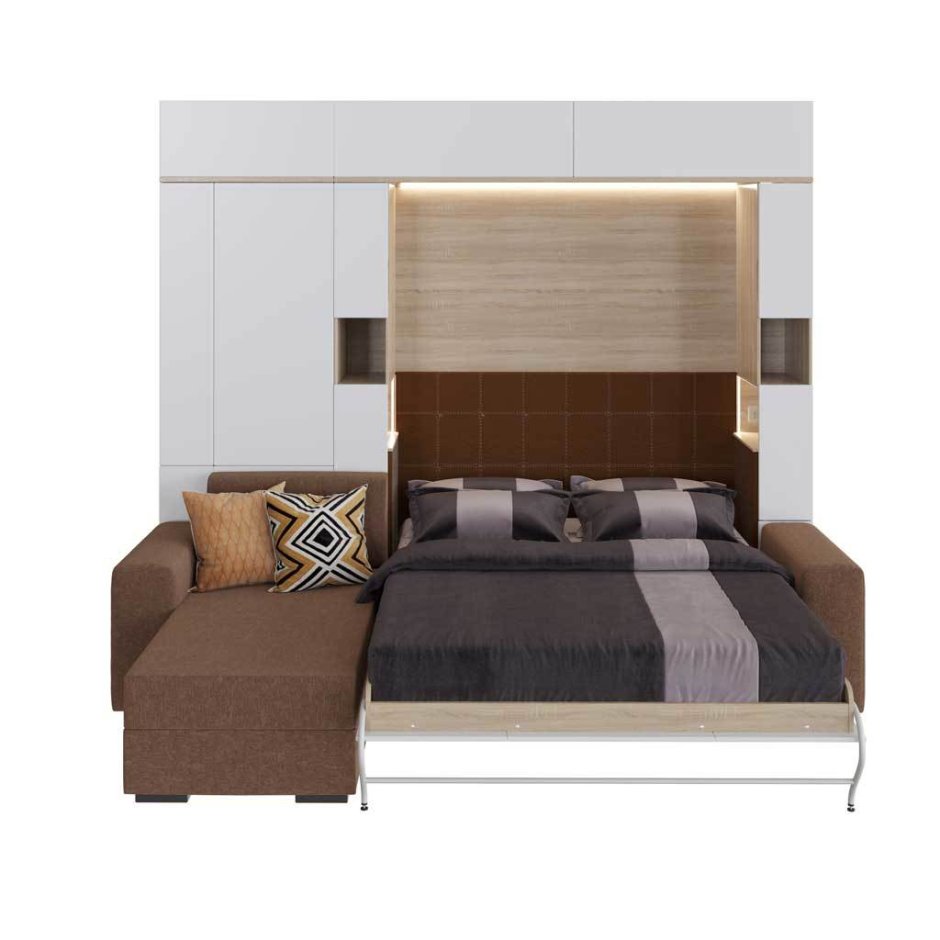 Гостиная с кроватью трансформером