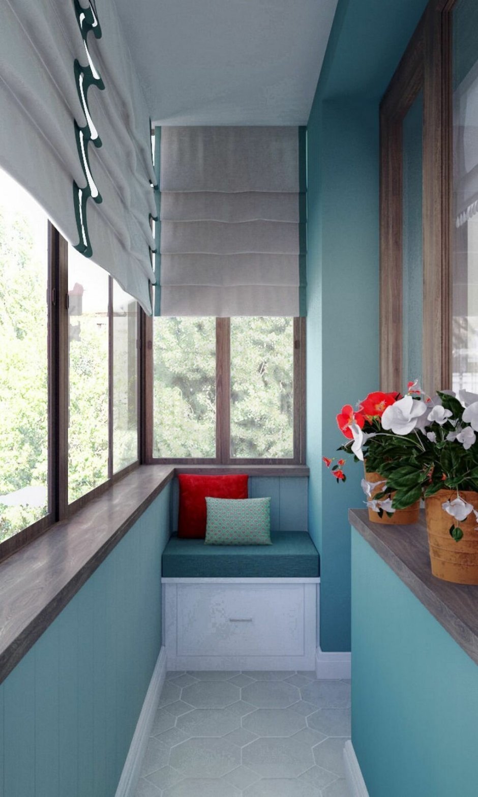 Полубалкон полулоджия