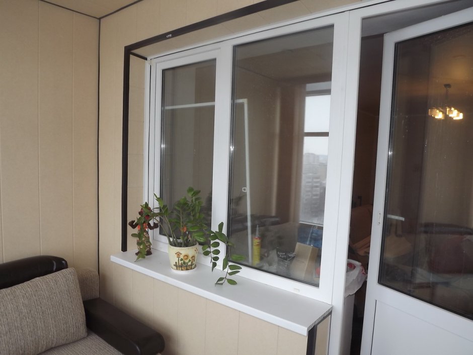 Отделка балкона хрущевки