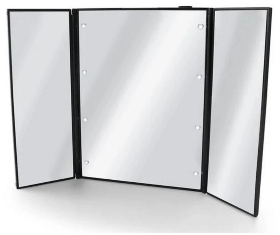 Угловой туалетный столик с зеркалом