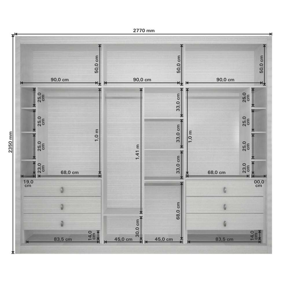 Наполнение шкафа купе