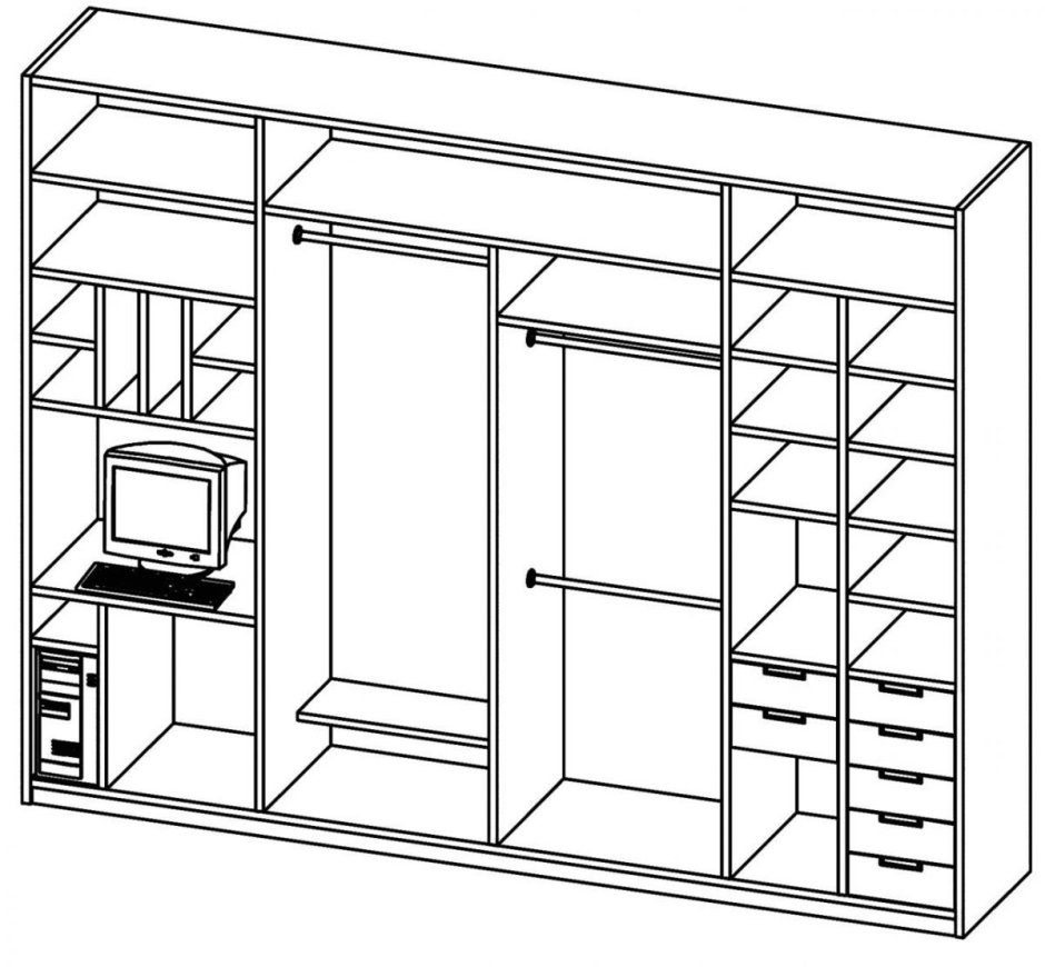 Высота штанги для одежды