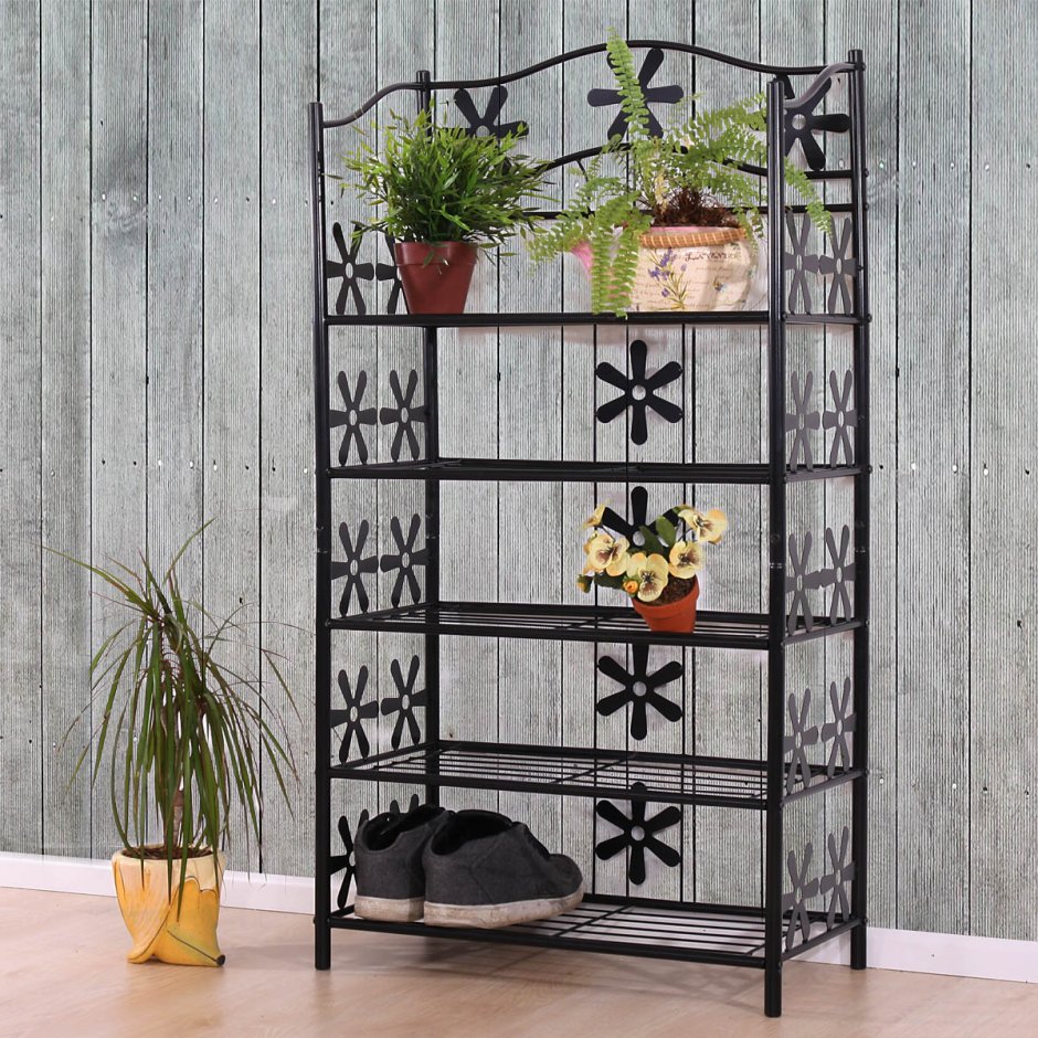 Кованые книжные полки