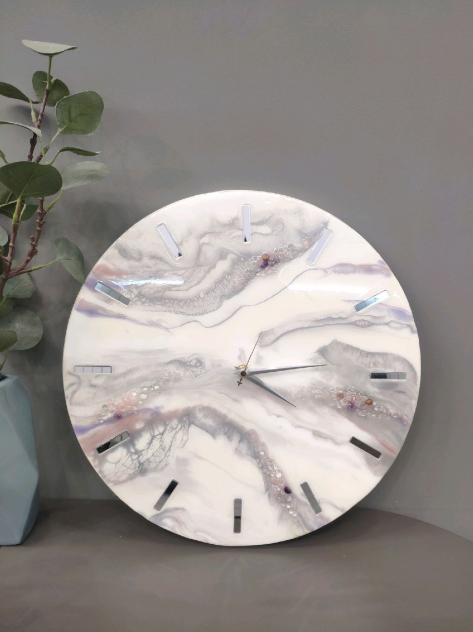 Часы из эпоксидки