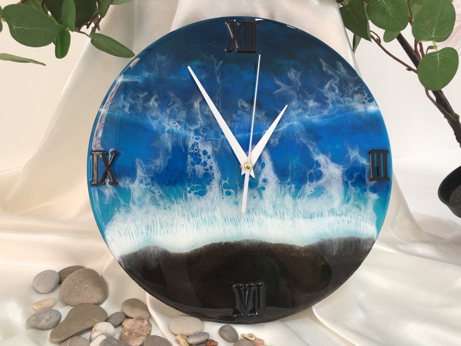 Часы эпоксидная смола