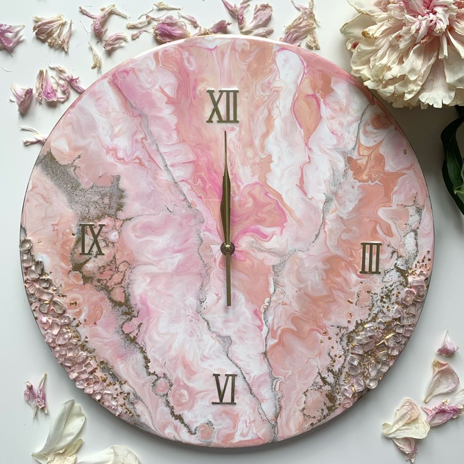 Часы из эпоксидной смолы