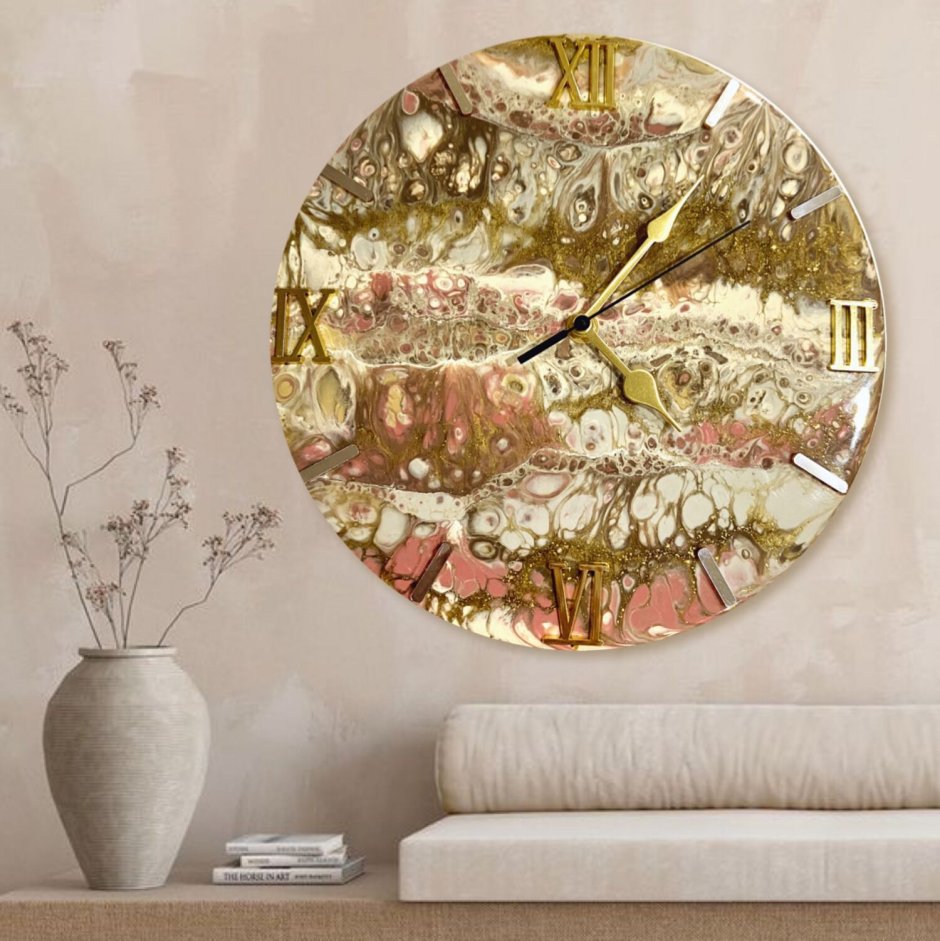 Часы из смолы