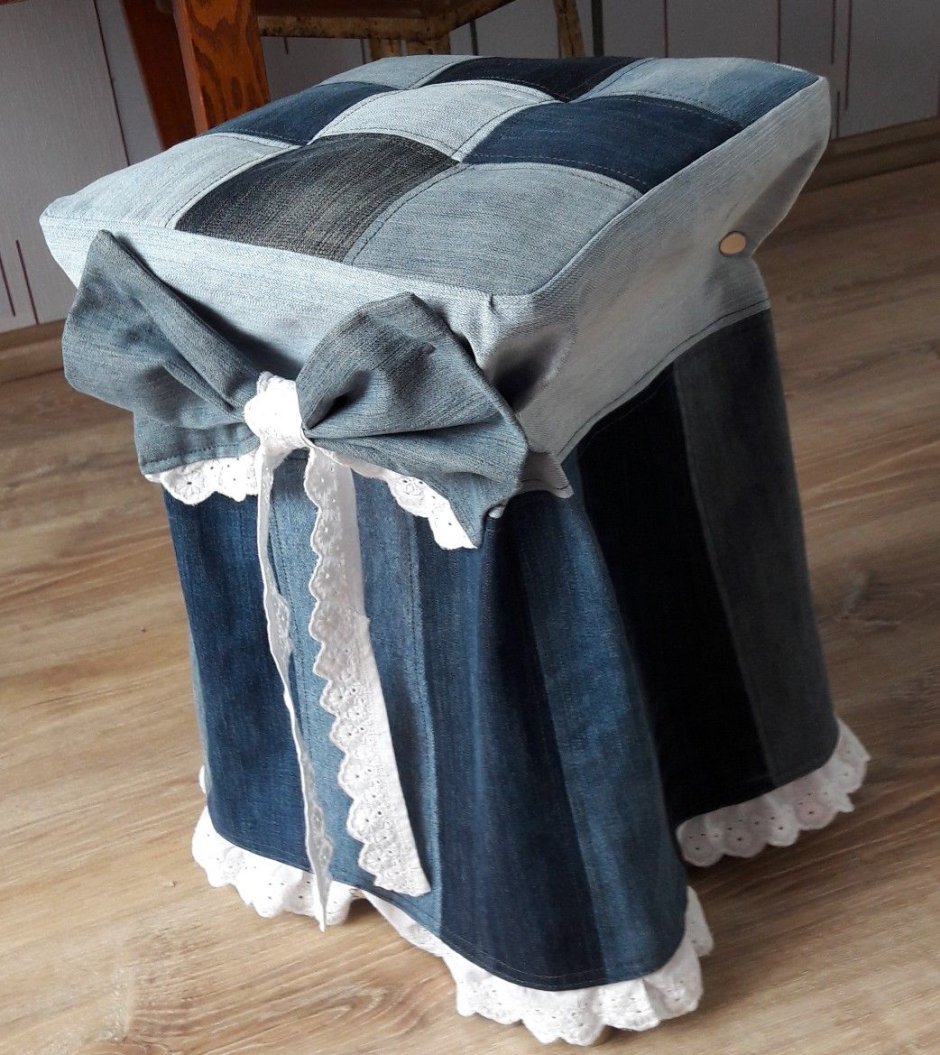 Круглая подушка пуф