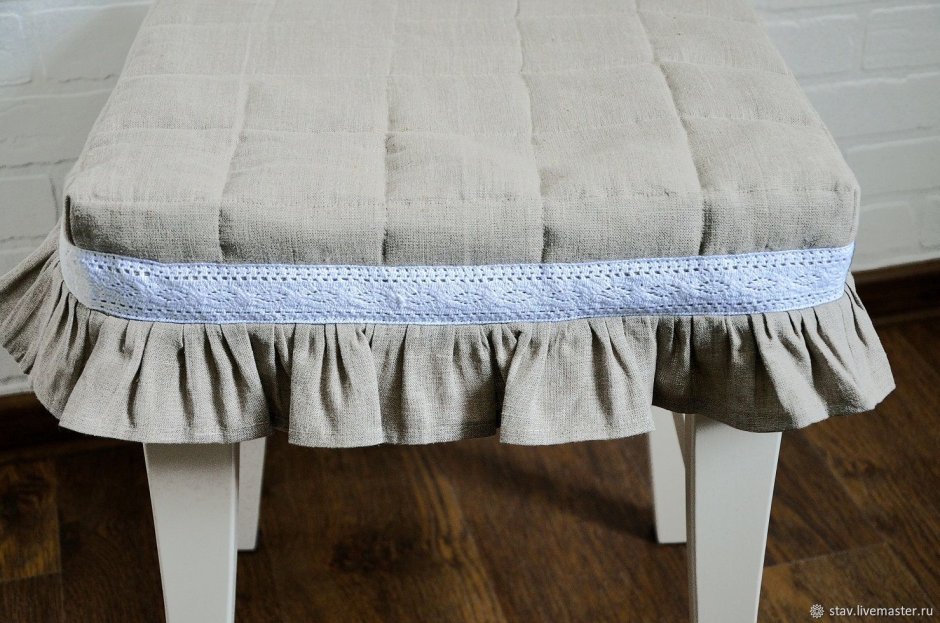 Лоскутные чехлы на стулья