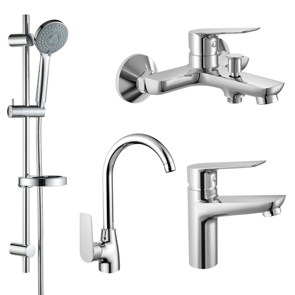 Душевой набор (гарнитур) imprese 8012003 хром