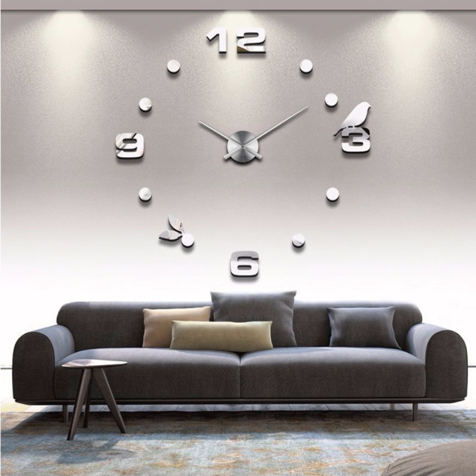 Часы настенные Artlink White Metal Clock