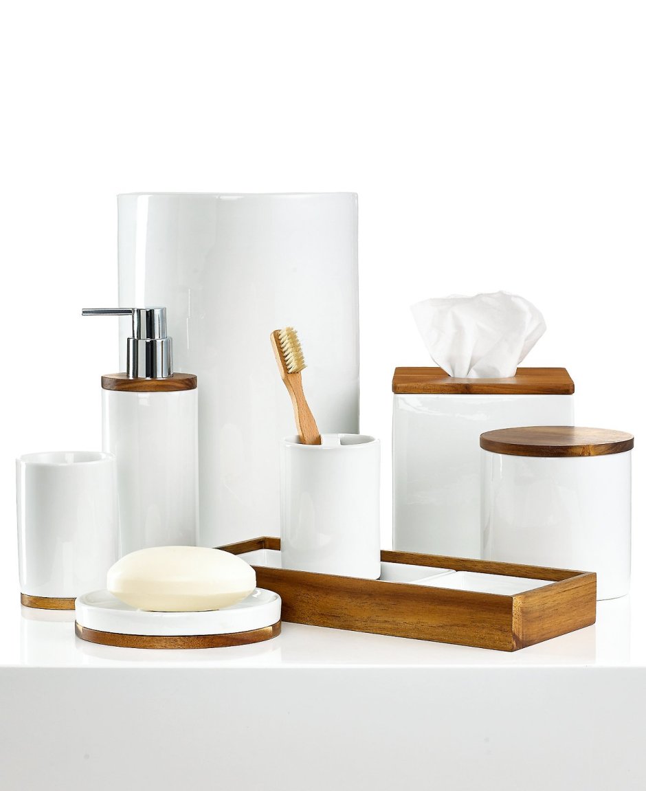 Стильные аксессуары для ванной комнаты