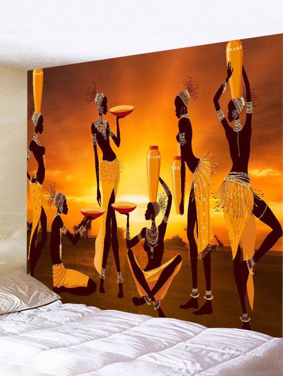 Панно в африканском стиле