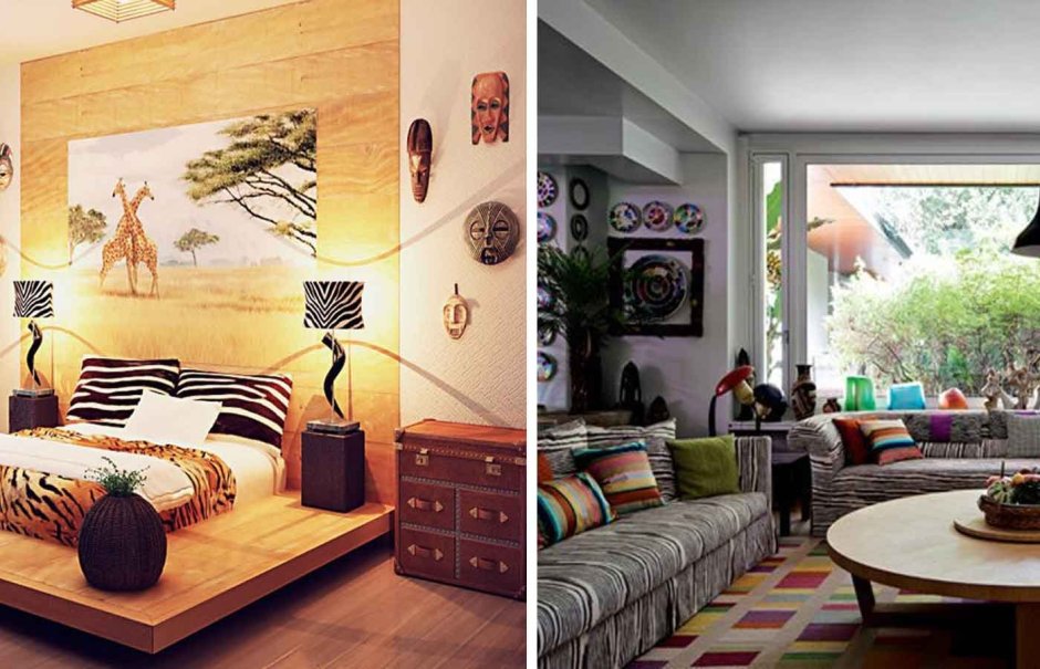 Трафареты в африканском стиле