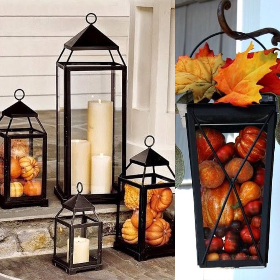 Подсвечник фонарь в интерьере