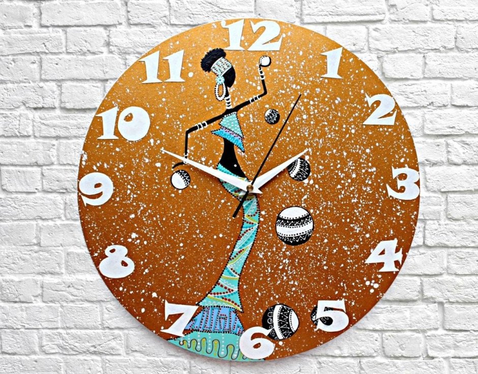 Настенные часы мастер класс