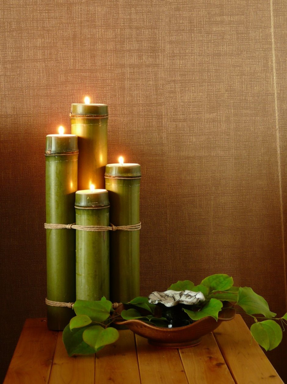 Декорации из бамбука