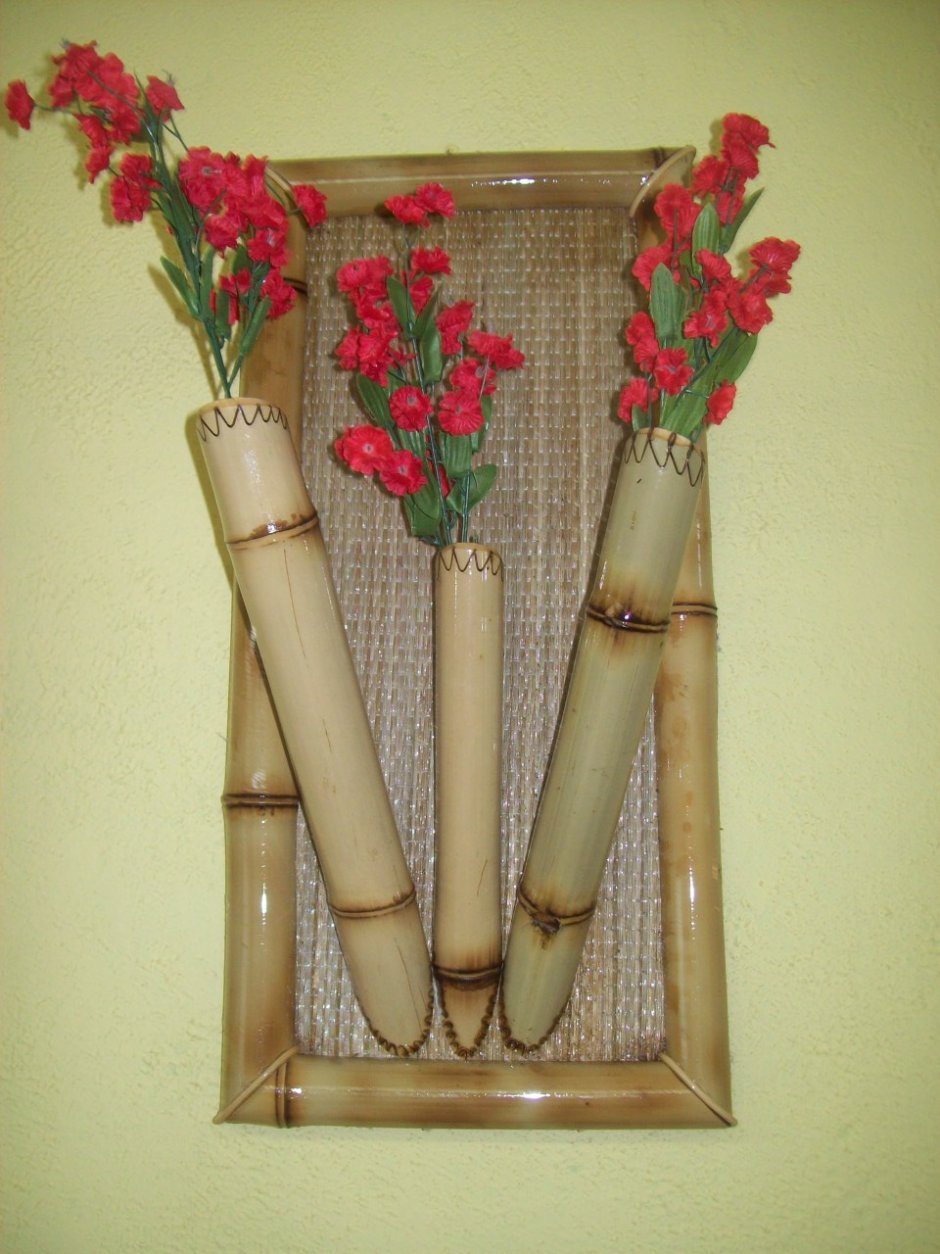 Икебана из бамбука