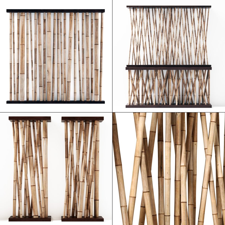 Живой бамбук в интерьере