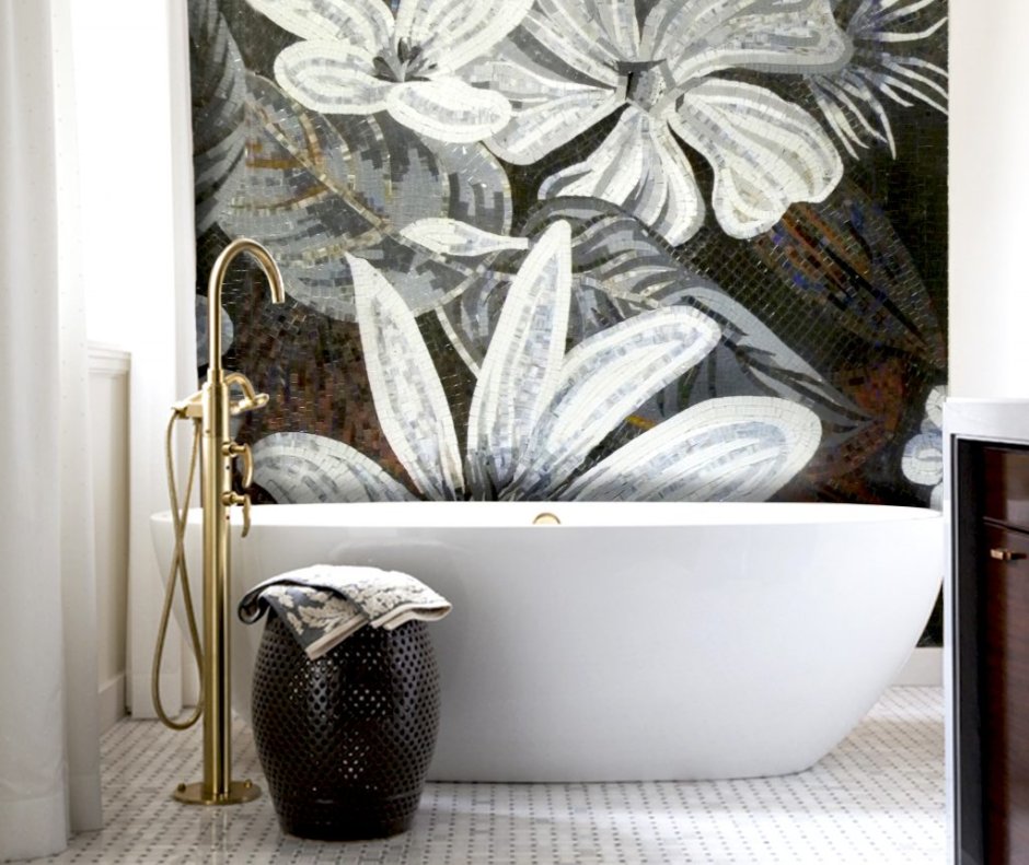Панно из мозаики в ванную