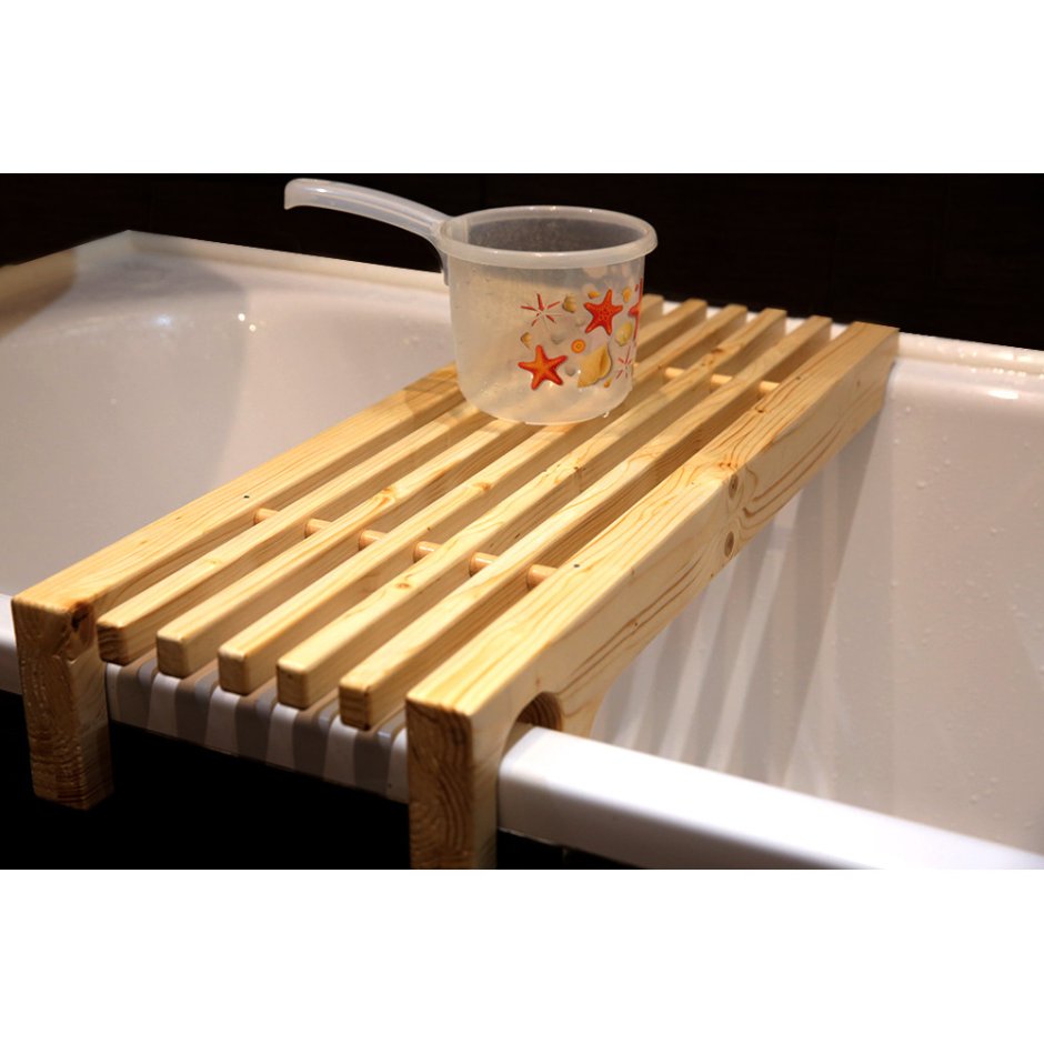 Подставка на ванну деревянная